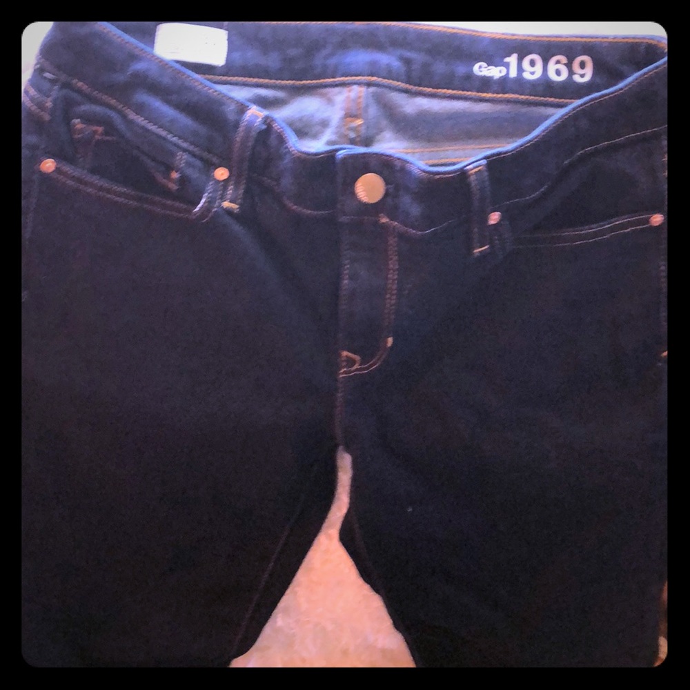 Gap 1969 Sexy Boot dark wash jeans 30 Long